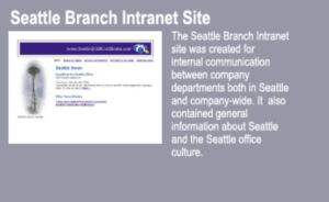 Seattle Branch Intranet Site